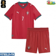 Portugal Cristiano Ronaldo #7 Hemmatröja Barn VM 2026 Kortärmad (+ Korta byxor)